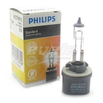 Лампа "PHILIPS" 12v H27/1 27W (PG13) (кор.)
